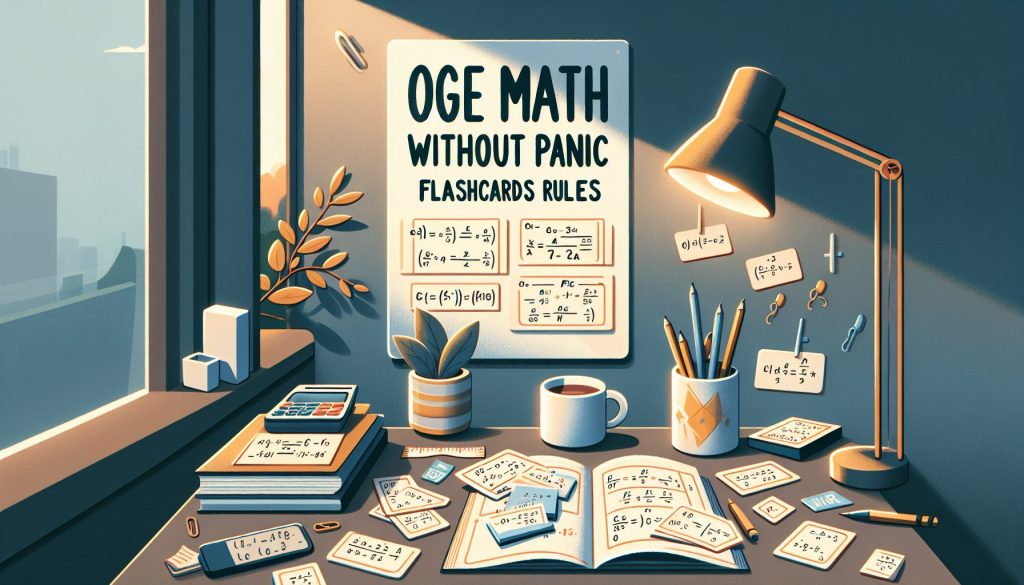 ОГЭ‑мат без паники: flashcards правил