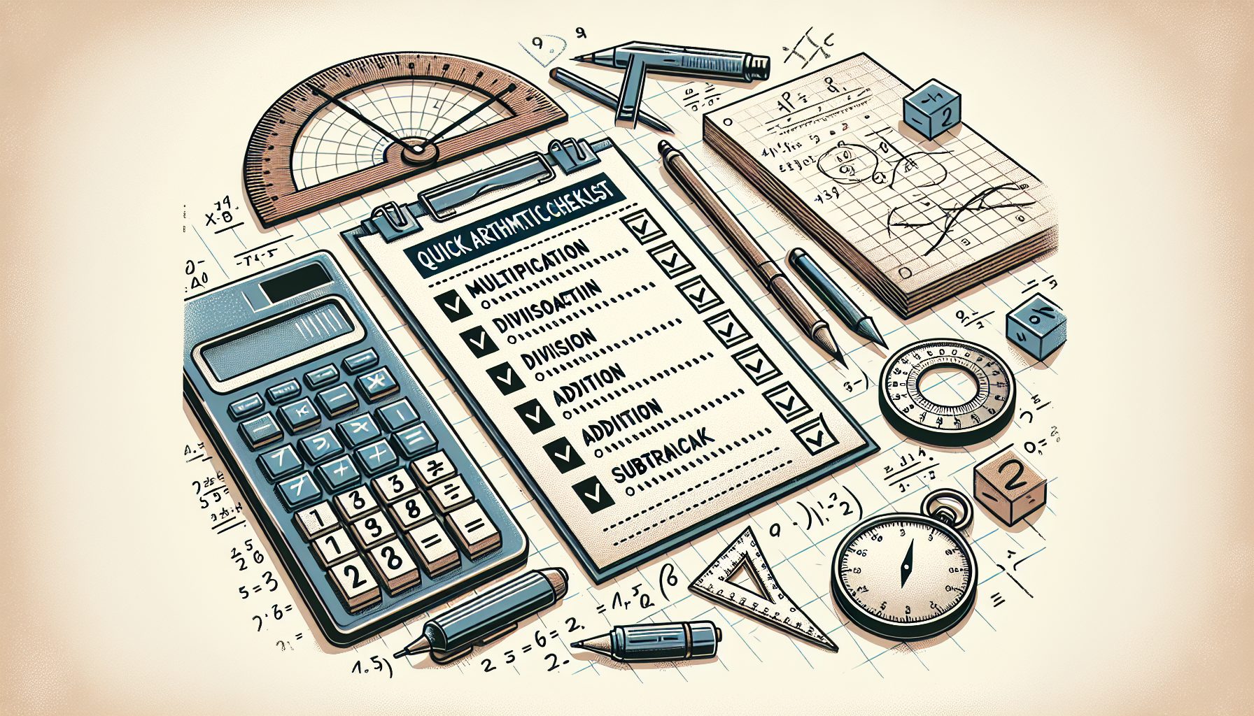 Чек-лист быстрой проверки арифметики