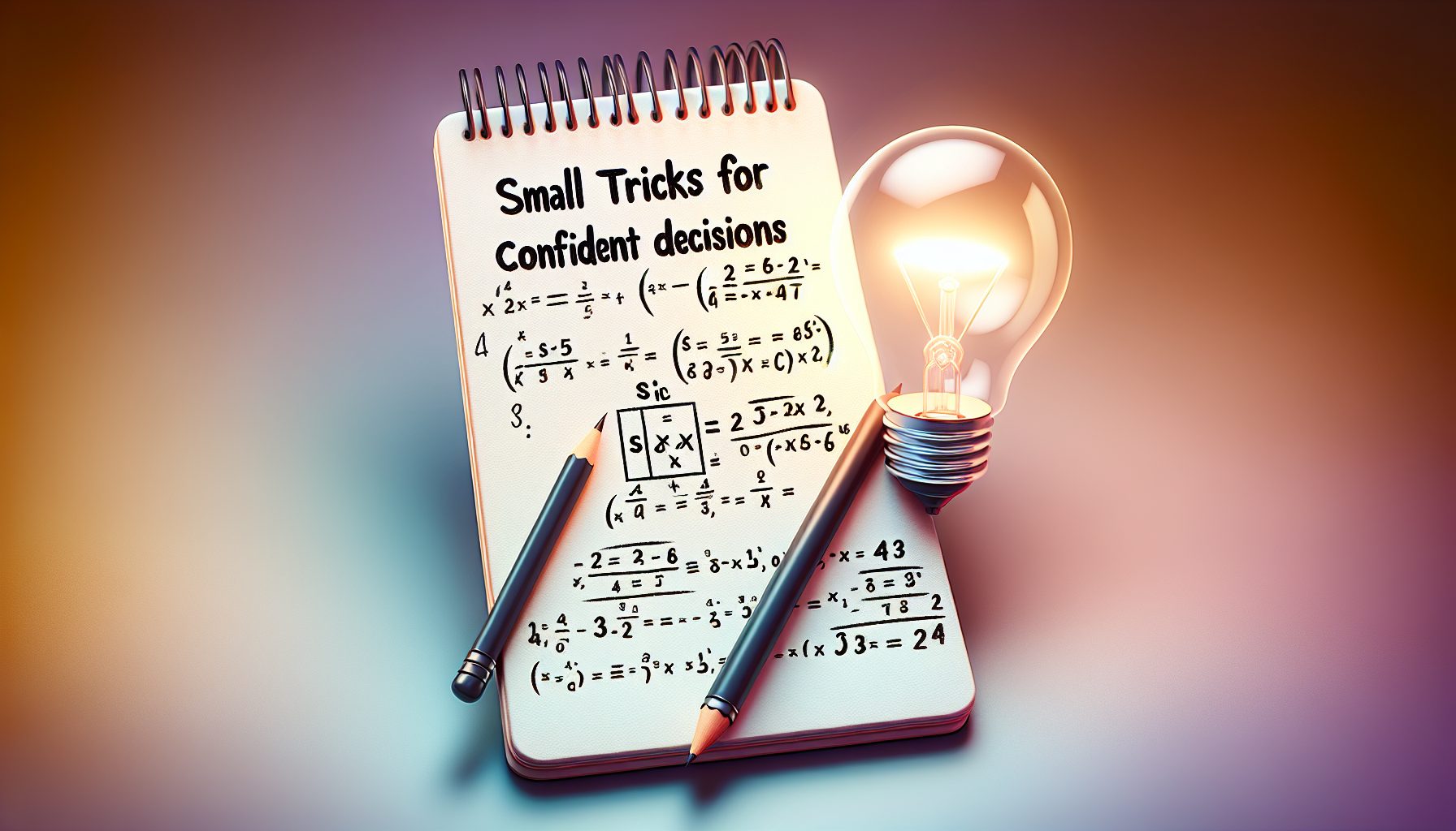 Маленькие трюки для уверенных решений