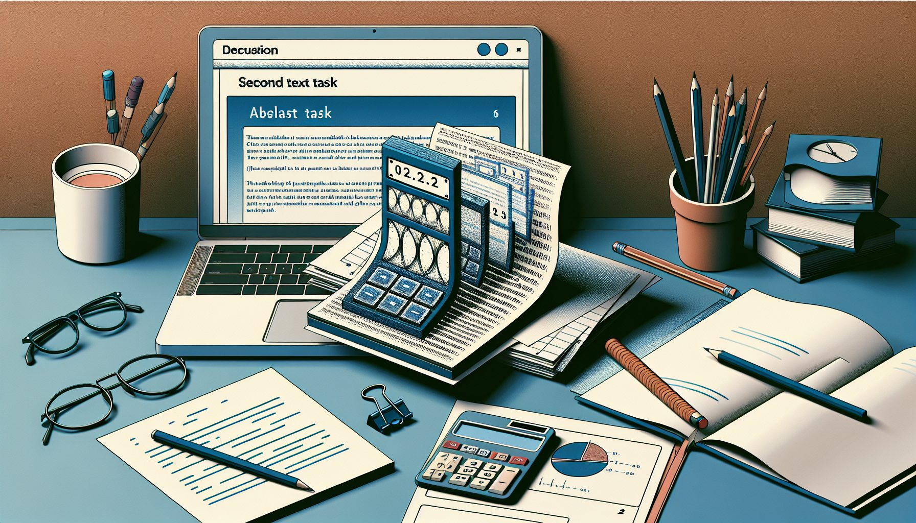 Что из себя представляет второе текстовое задание