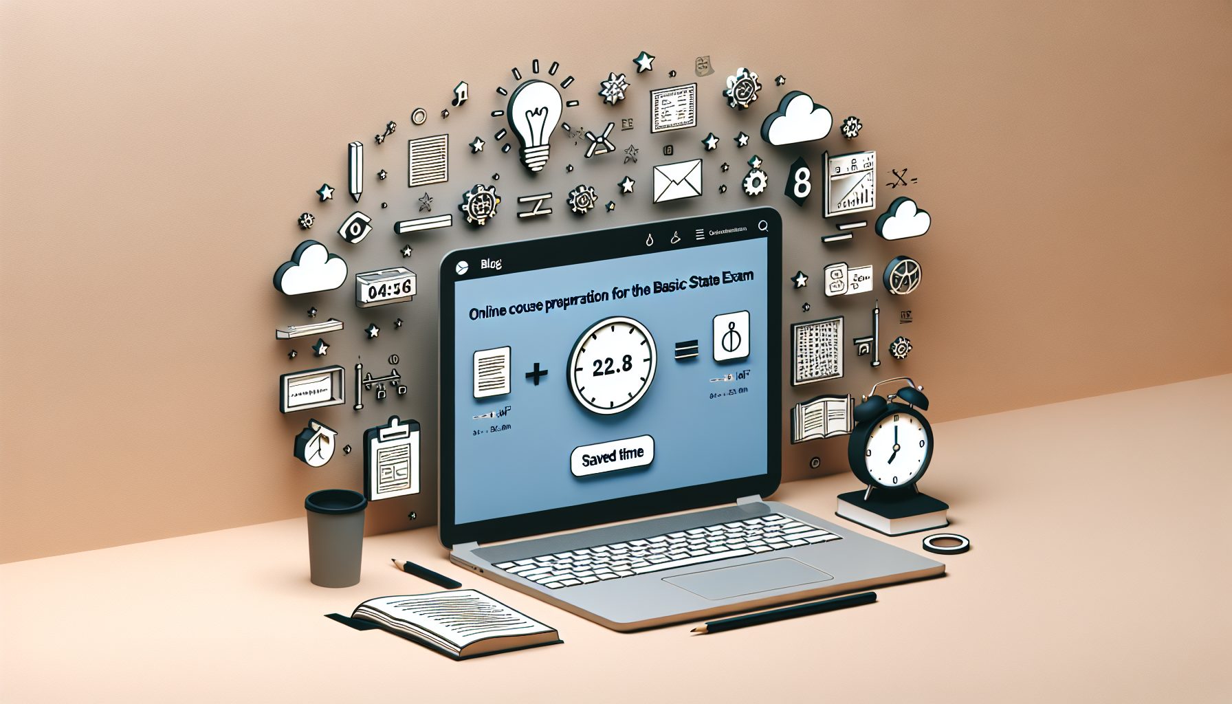 Онлайн курс подготовки к ОГЭ как способ экономить время