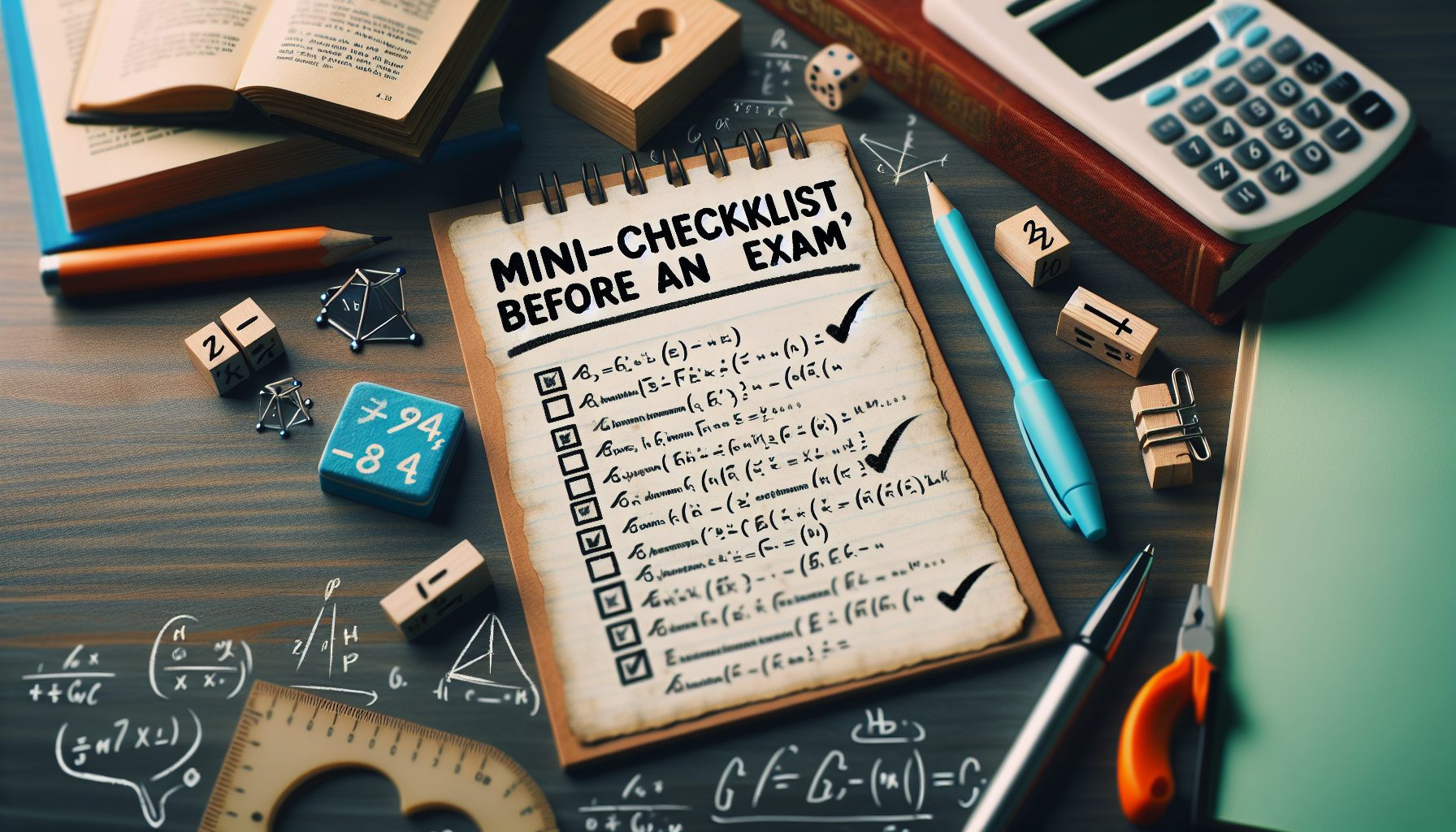 Мини‑чек‑лист перед экзаменом
